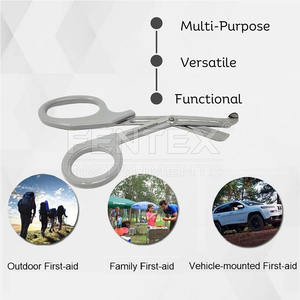 Tijeras para traumatismos médicos de acero inoxidable de alta calidad, tijeras de vendaje Lister, mango de plástico para enfermería EMT, Fentex quirúrgico - Product Image 6