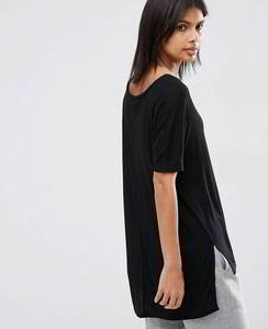 T-shirt en coton premium pour femmes, vente en gros, fournisseur de vêtements décontractés, broderie personnalisée du logo - Product Image 5