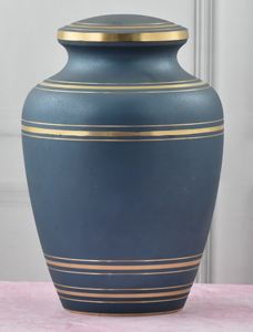Blue Beautiful Cremation <b>Urn</b> for Adult Ashes Elegant <b>Pet</b> <b>Casket</b> & <b>Urn</b> for Human Ashes Ashes Keepsake - Product Image 2
