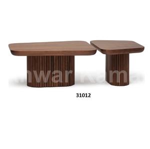 Table d'appoint ronde en métal noir et agate de haute qualité pour la maison et le bureau - Product Image 5