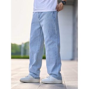 Trending Modern Ice Blue Mens Denim Jeans Eco Friendly Breathable Pant Vintage Style Retro Theme Size 28 to 40 - Product Image 2