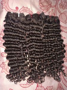 Vente en gros Deep Wave 100% paquets de cheveux indiens vierges Remy style de haute qualité tissage cheveux humains bruts fournisseurs indiens - Product Image 4