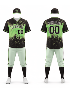 Uniformes de baseball personnalisés haute performance-Maillots et pantalons sublimés respirants de qualité professionnelle - Product Image 2