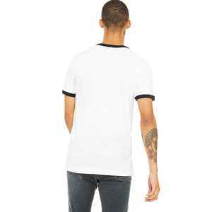 Ringspun-Camiseta de algodón y poliéster para hombre, camiseta de manga corta, anillo de 50%, 50% de poliéster - Product Image 3