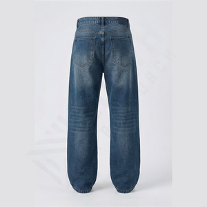 Jeans pour homme personnalisables, vêtements de tous les jours, design uni, denim brodé, prix direct d'usine, vente en gros, approvisionnement en vrac - Product Image 2