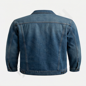 High Quality Unisex Denim Jacket Premium Street Wear Long Sleeves Best Quality <b>Jean</b> <b>Shirt</b> <b>for</b> <b>Men</b> Fashion Outerwear - Product Image 2