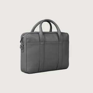 Maletín de Cuero Genuino Clásico Casual de Gran Tamaño Captain, Bolsa Rígida y Suave con Cierre de Cremallera, Forro de Nailon, Cuero PU para el Trabajo - Product Image 4