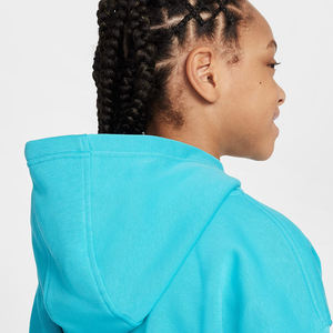 100% algodón niñas Oversize Pullover Hoodie nuevo diseño Digital impreso Oversized Girls Satin Knitted Hoodie para la temporada de invierno - Product Image 6