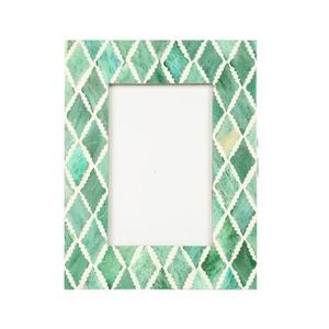 Marco de Fotos Cuadrado de Cerámica Hecho a Mano en India, de Alta Calidad, Ecológico, Personalizable con Foto - Product Image 1