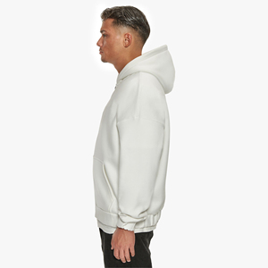 Custom Logo Men's <b>Zip</b> <b>Hoodie</b> Heavyweight 100% Cotton 500gsm Oversized Thick Drop Shoulder Boxy <b>Zip</b> Full Zipper <b>Pockets</b> 3D Fleece - Product Image 2