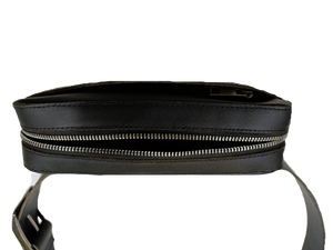 High Quality Unisex Genuine Leather Waist Bag Black Bum Bag New Hip Purse <b>Travel</b> Carry Waist <b>Belt</b> Pouch Wholesale Fashion - Product Image 3