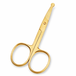 Ciseaux à ongles professionnels en acier inoxydable doré, droits et affûtés, de haute qualité pour pédicure - Product Image 1