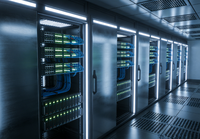 Rak Kabinet Jaringan Teknologi Tinggi Wanwei Zongheng untuk Ruang Pusat Data Modern, Rak Server Berbahan Plat Logam dengan Sistem Pencahayaan LED