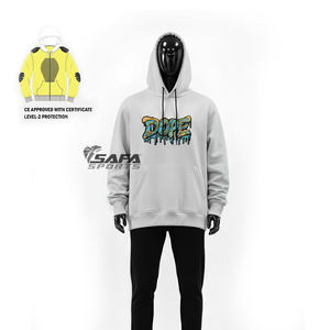 Sudadera con Capucha de Kevlar para Motocicleta Personalizada OEM con Bolsillos para Armadura CE y Opciones de Logotipo - Product Image 5