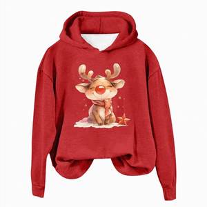 Unisex Winter <b>Christmas</b> Zipper Pullover <b>Hoodie</b> for Men Women Party Celebration - Product Image 1