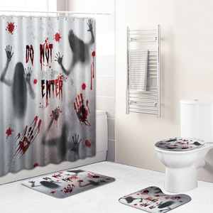 Tapis d'intérieur personnalisé imprimé de motifs floraux nordiques pour salon, chambre à coucher, tapis en polyester antidérapant - Product Image 3