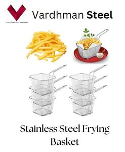 Huge Demand Sale Stainless steel frying basket, Metal frying basket, Stainless steel deep fryer basket, Frying <b>mesh</b> basket - Product Image 5