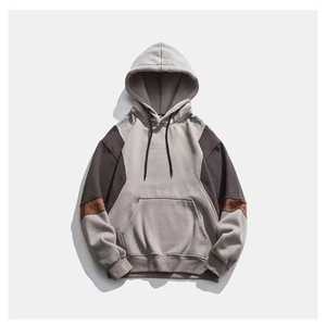 High Quality Drop Shoulder Streetwear Pullover Wholesale Custom <b>Hoodies</b> Embroidery Logo Blank <b>Men</b> Hoodie - Product Image 2