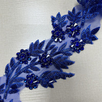 Paillettes cousues à la main, perles, broderie de diamants en verre, patch en tissu, accessoires pour robe de mariée