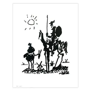 Impresión Artística de Pablo Picasso de Don Quijote, Obra Maestra Clásica de Naturaleza Muerta - Product Image 1
