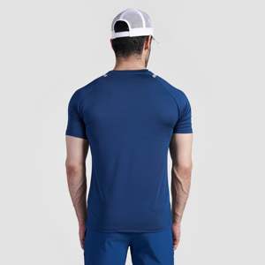 Camiseta GA Optilite Teal de Corte Ajustado, Tejido de Punto, 100% Poliéster, Sublimación, Fibra de Algodón/Bambú Comprimida, Teñido en Prenda - Product Image 2