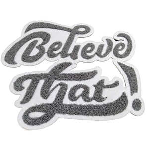 Design Your Own 3D Embroidery Patches with Adhesive Merrow Border Custom Colors & Sizes Lightweight for <b>Hats</b> & Clothes Low MOQ - Product Image 2