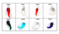 Perles de verre pendentifs pimentés de haute qualité, design unique pour la fabrication de bijoux, bracelets, fournitures artisanales, vente en gros en vrac, Inde