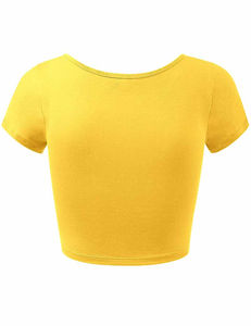 Custom Made Women Crop Top Light Weight Easy Wear Top Trending comfortable Breathable Hot sale Women Crop Top with Custom Made - Product Image 6