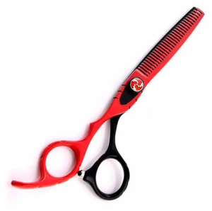 Ciseaux de coiffure enduits de fantaisie en acier inoxydable équipement d'amincissement des cheveux de salon de coiffure de soins personnels - Product Image 2