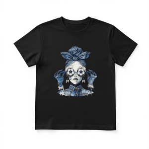 T-Shirt Unisex 100% Cotone 210GSM Stile Casual Vestibilità Oversize Modello Rose con Stampa DTG e Serigrafia - Product Image 2