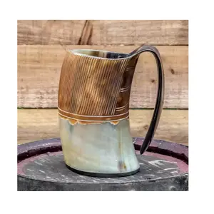 Süper kalite noel hediyesi Viking İçme suyu bardaklar Steins kupalar bira şarap Mead Ale İçme Horn Tankard ihracat için