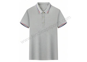 Polo de alta calidad al por mayor para ropa informal Camisa de algodón 100% Transpirable Tallas grandes para hombres - Product Image 3