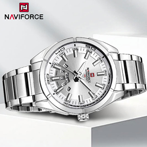 Relojes <span class=keywords><strong>NAVIFORCE</strong></span> <span class=keywords><strong>9038</strong></span> para Hombre, Calendario, Cuarzo, Acero Inoxidable, Fabricante en China - Product Image 2