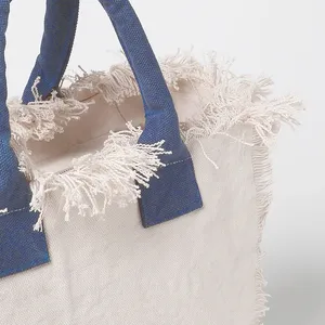 Borsa da Spiaggia in Tela Personalizzabile Sarego, Borsa Multifunzionale per Uso Promozionale - Product Image 2