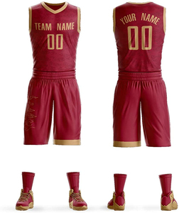 Uniformes de baloncesto con logotipo y número personalizados de fábrica de Pakistán, camisetas y pantalones cortos de color personalizados de talla grande con técnicas impresas - Product Image 6