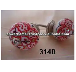 Armoire nouveaux boutons pour usage quotidien nouveau Style boutons de porte en céramique en prix de gros bouton de porte en céramique - Product Image 1