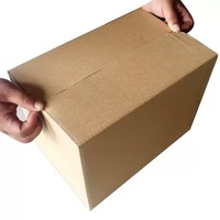 Boîtes en carton ondulé pliables, durables, écologiques et recyclables pour le stockage à long terme des documents et l'économie sur les frais d'expédition