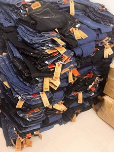 Pantalons en jean décontractés pour hommes avec étiquettes de marque excédentaires, lot de vêtements en gros provenant du Bangladesh - Product Image 6