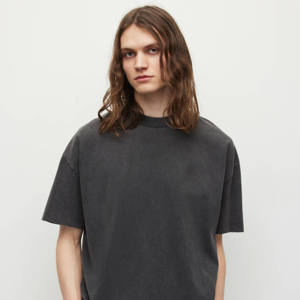 2024 คุณภาพสูงผู้ชายผ้าฝ้ายล้วนเสื้อยืดเปล่าขายส่งโลโก้ที่กําหนดเองเสื้อยืดขายส่ง - Product Image 2