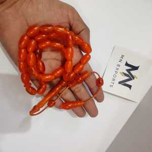 Cuentas de resina de Ángel en forma de conejo ecológico de ámbar Báltico ruso Rosario Tasbih Tesbih pulseras de cuentas de moda que se asemejan - Product Image 3