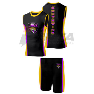 Vêtements de sport en promotion : Uniforme d'athlétisme sublimé, 100 % polyester respirant, unisexe, best-seller - Product Image 2