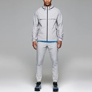 Veste coupe-vent pour homme de qualité supérieure 2025, vente en gros OEM, tenues de sport, sweat-shirt à capuche décontracté personnalisé pour homme, élégant - Product Image 2