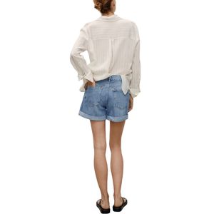 Shorts de Mezclilla Ajustados de Cintura Alta para Mujer, Estilo Vintage, Cómodos, Casuales, de Verano - Product Image 2