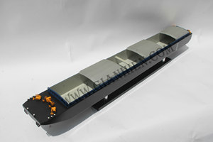 Gia Nhien Fabricant Approuvé Conception Personnalisée quantité minimale de commande Basse Navires Commerciaux BARGE MODÈLE DE BATEAU EN BOIS _ MODÈLE DE BATEAU ARTISANAT EN BOIS HAUT - Product Image 2