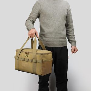 Sac de rangement tactique de camping de haute qualité 14L, sac fourre-tout utilitaire pour le camping, organisateur de matériel de cuisine, organisateur de coffre de voiture OEM/ODM - Product Image 1