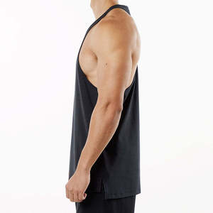 Débardeurs athlétiques 100% coton pour hommes XL vêtements de fitness tricotés respirants pour la gym - Product Image 2