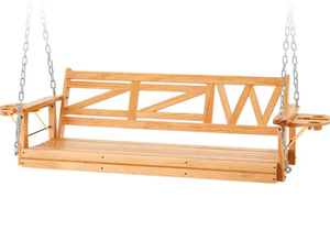 Lit suspendu d'extérieur en bois massif (suspendu / robuste) - Product Image 3