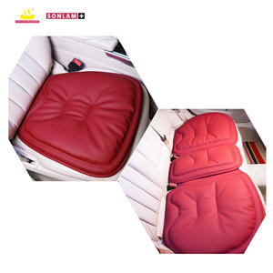 Siège conducteur personnalisé rouge prune, vente en gros ODM, housse de siège de voiture en cuir Nappa, coussin de siège et oreiller, accessoires intérieurs de voiture imperméables - Product Image 1