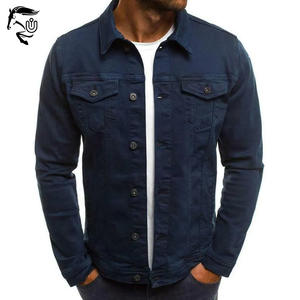 "Chaquetas vaqueras personalizadas de calidad superior | Abrigos vaqueros unisex Streetwear 2025 OEM Factory" - Product Image 4