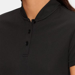 Polo à col tournant à la mode pour femmes grande taille Gym & Sports tenue décontracté solide motif broderie printemps/été 2025 - Product Image 2